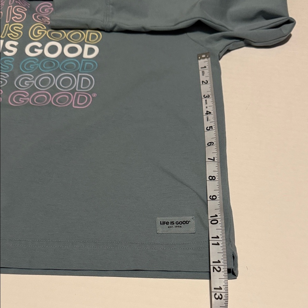 Life Is Good Blue Hoodie Sweater S - Picture 7 of 8